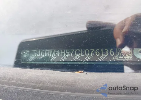 2012 Honda Cr-V Ex from USA, damaged, VIN 5J6RM4H57CL076136